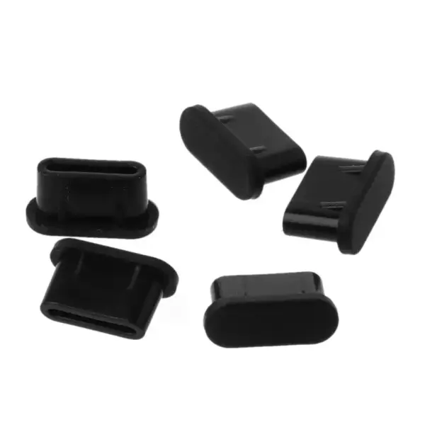 Type-C Dust Plugs Set for Smartphone Protection - Image 2