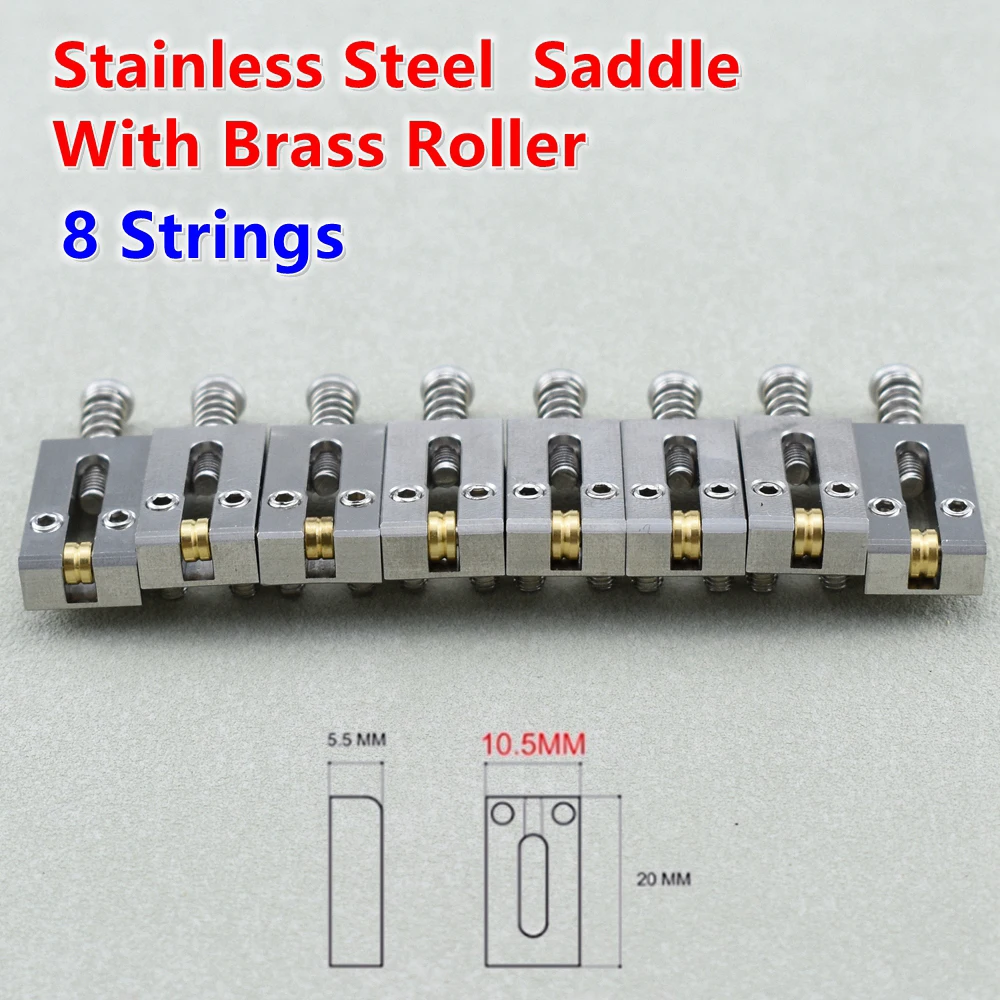 Electric Guitar Bridge Saddles Set 10.5MM/10.8MM 33 Electric Guitar Bridge Saddles Set 10.5MM/10.8MM - Image 33