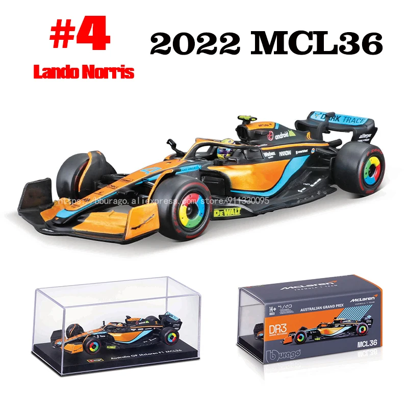 Bburago 1:43 McLaren F1 2024 Model 13 Bburago 1:43 McLaren F1 2024 Model - Image 13