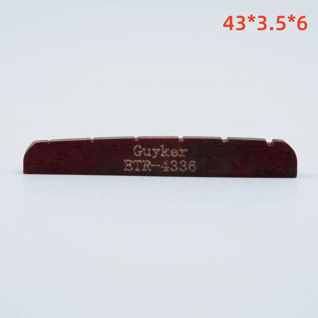 Guyker Bone Nut for LP/ST Electric Guitar 9 Guyker Bone Nut for LP/ST Electric Guitar - Image 9