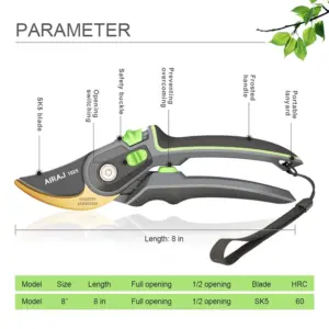 AIRAJ Garden Pruning Shears Ratchet Tool Set 11 S0b231d276759477c9e3da8b6b4297b31f