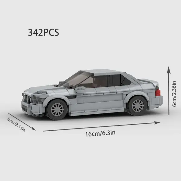 Stylized Building Block Toy Car - Image 13