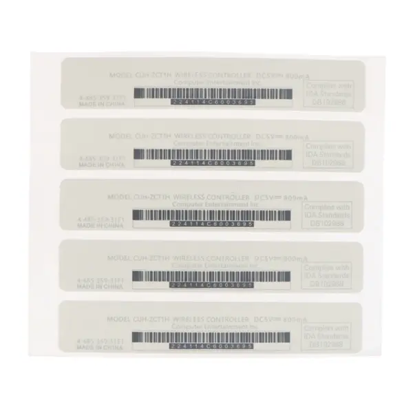 5PCS HK Version PS4 Controller Barcode Stickers - Image 10