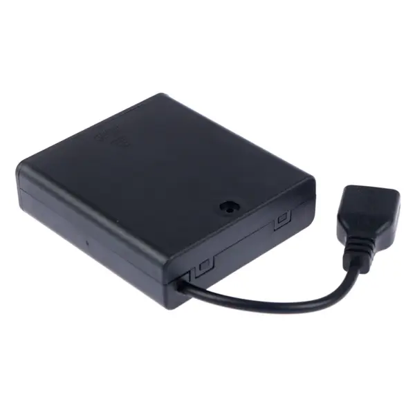 4 Pack AA USB Battery Box for LED Lights - Image 4