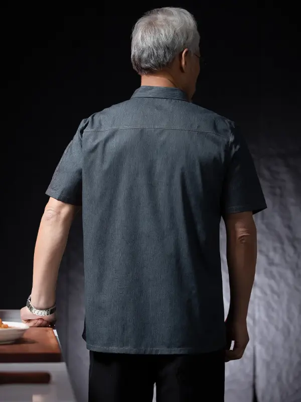 Unisex Restaurant Chef Uniform with Breathable Mesh - Image 2