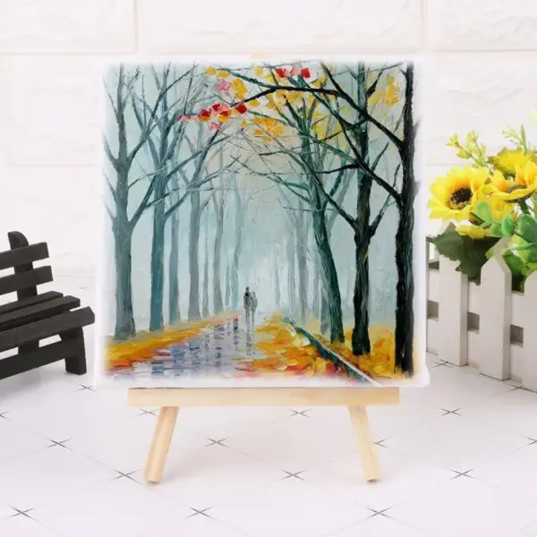 Mini Canvas and Easel Set for Artists - Image 2