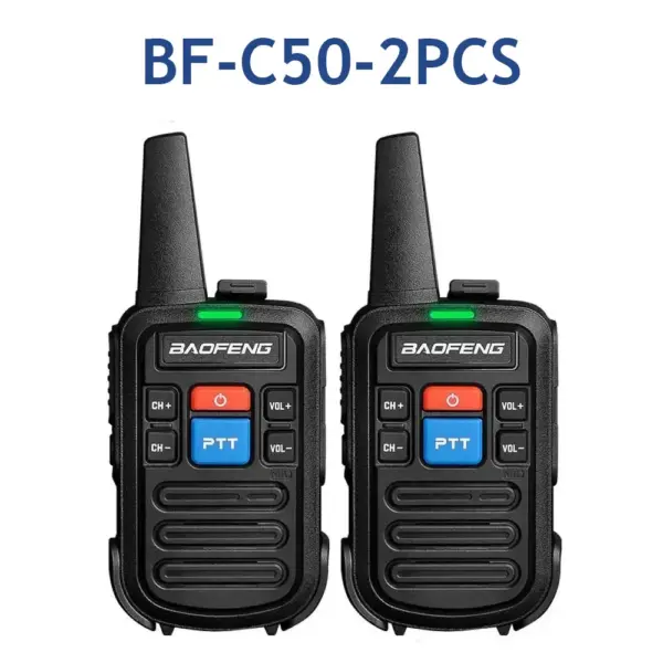 BAOFENG BF-C50 Walkie Talkies 5W UHF 2-4 Pack - Image 8