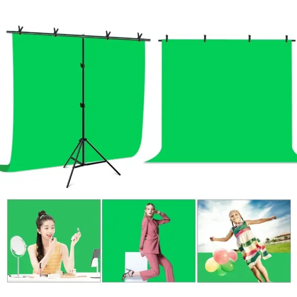 2x2m Green Screen Photo Studio Setup Kit - Image 6