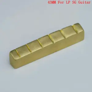 Brass Guitar Nut for LP Guitars 43 mm 12 S0cad9a2a03004c60a907306a4a7568dce 2