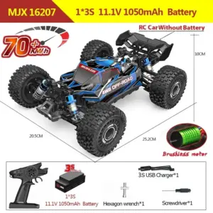 Brushless 1/16 RC Racing Car Model MJX 16207 16 S0d000aedc9dc434f87e7dcd7a4ea89a8z
