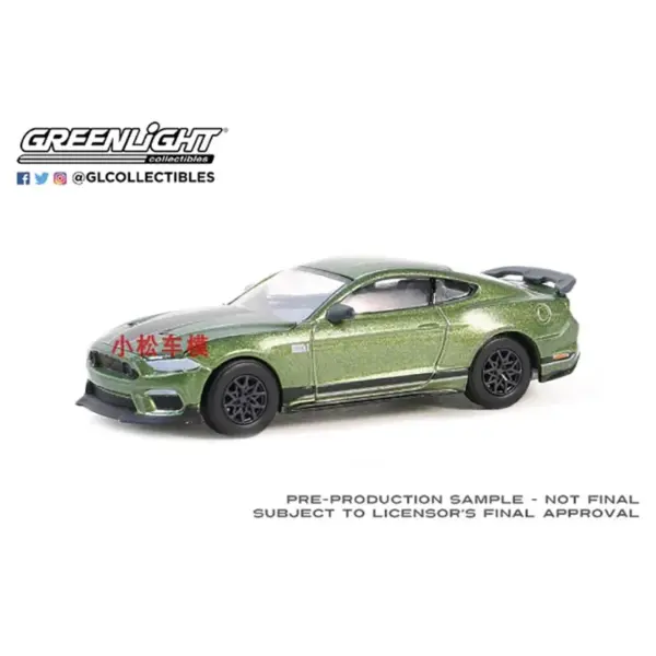 1:64 Scale 2022 Ford Mustang Mach 1 Model - Image 2