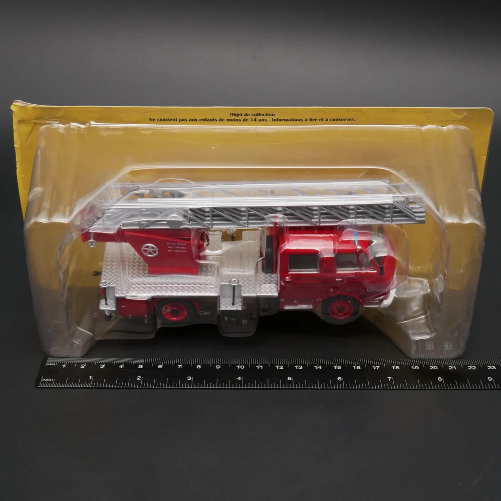 Diecast Ixo 1:43 Saviem Fire Truck Model 2 Diecast Ixo 1:43 Saviem Fire Truck Model - Image 2