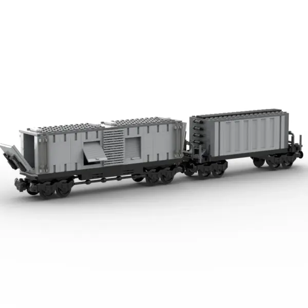 MOC Building Blocks Train Carriage Model - Image 5