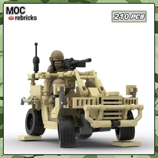 MOC Leopard Cat Assault Vehicle Building Kit - Image 4