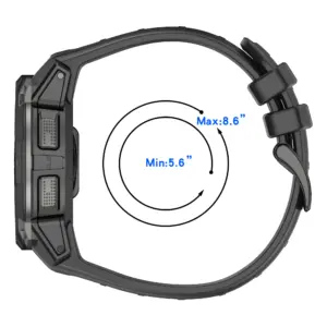 Silicone Strap for Garmin Instinct 3 50mm 45mm 22 S0e084414e14d42ab9088d21fc3226953F