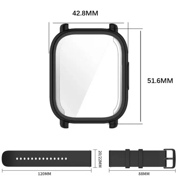 Silicone Strap and Case for Xiaomi Redmi Watch 5 Series - Image 4