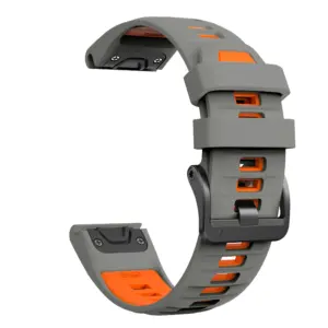 Silicone Strap with Steel Buckle for Garmin Fenix 28 S0e8f8c061ec9415fa6a07c1834d74639P