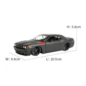 Maisto 1:24 Black Dodge Challenger Model Car 8 S0ebb37b2d86c4c31b9f2959a93f8392eo