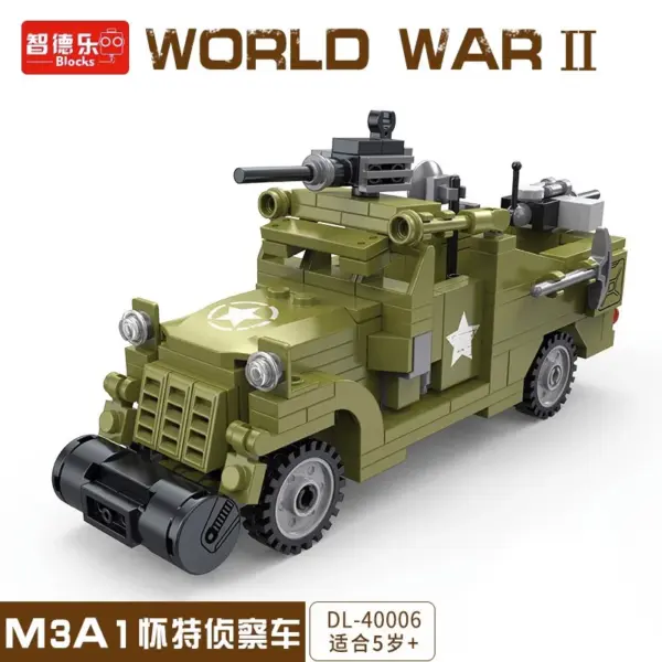 WW2 Military Tank and Aircraft Building Blocks Kit - Image 10