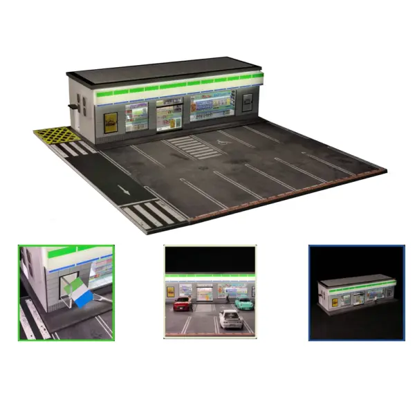 1/64 Scale Car Garage Miniature Display Model - Image 23