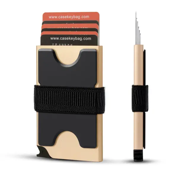 Minimalist RFID Blocking Metal Popup Wallet - Image 16