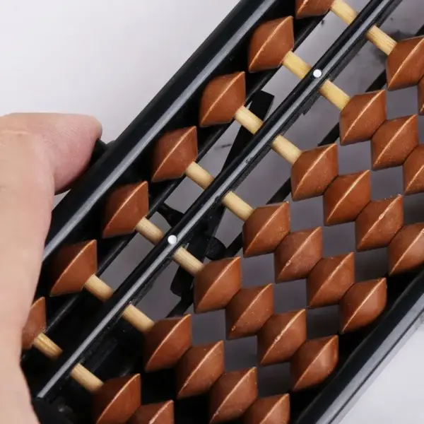 Portable Wooden Soroban Abacus 23 Columns - Image 2