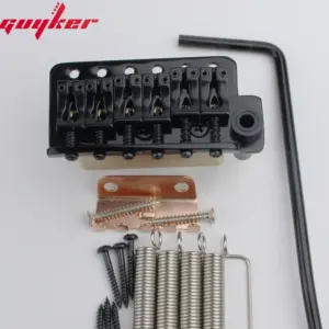 Guyker Chrome Black Gold Guitar Tremolo Bridge 8 S0f53ee464ad8486c84a05b9a964c3f680