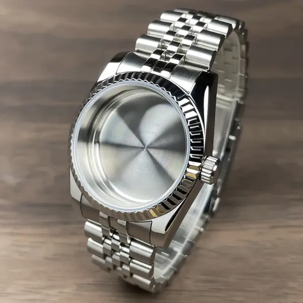 Fluted Bezel Watch Case for NH35 NH36 Movement - Image 14
