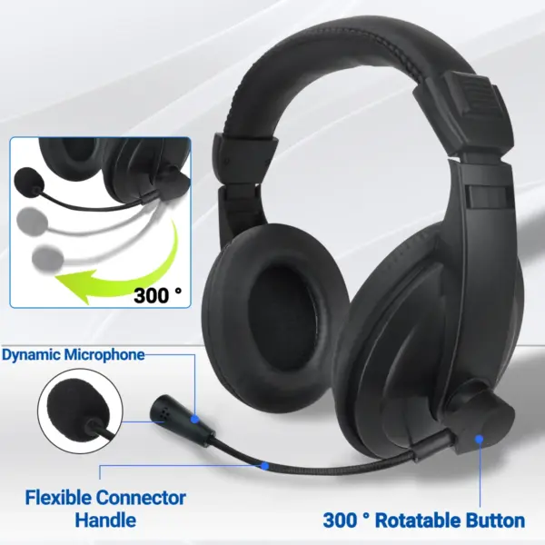 ABBREE VOX PTT Two-Way Radio Headset for Baofeng UV-5R - Image 5