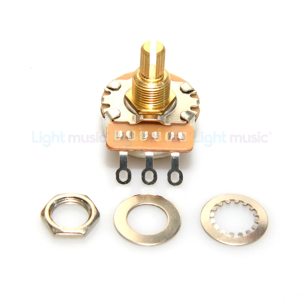 Guitar Potentiometer Short Shaft 250K/500K Option 2 Guitar Potentiometer Short Shaft 250K/500K Option - Image 2