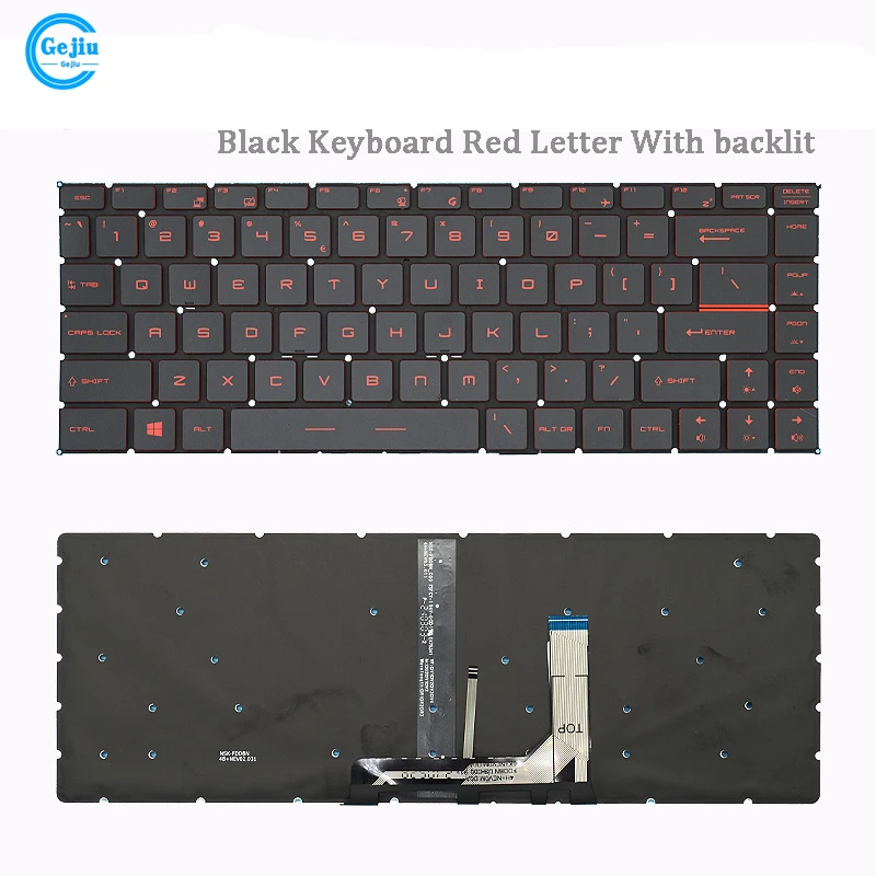 MSI Laptop Keyboard Replacement for GS65 P65 GF63 4 MSI Laptop Keyboard Replacement for GS65 P65 GF63 - Image 4