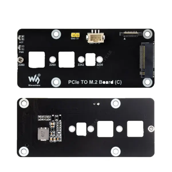 PCIe to M.2 NVMe SSD Adapter for Raspberry Pi 5 - Image 2