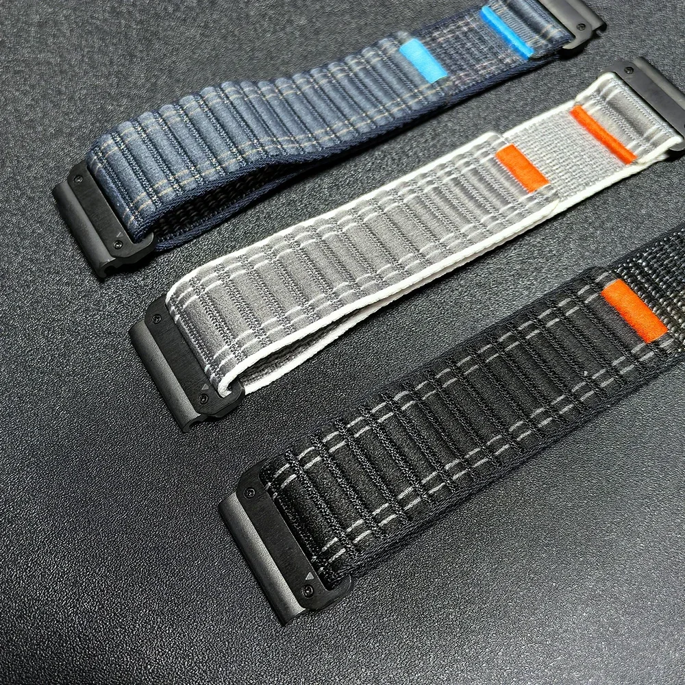 Nylon QuickFit Bands for Garmin Fenix 8, 7, 6 3 Nylon QuickFit Bands for Garmin Fenix 8, 7, 6 - Image 3