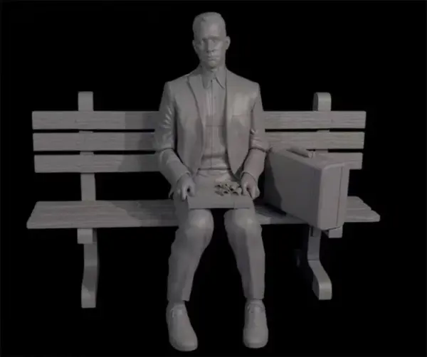 1/24 Scale Resin Figure Model Kit of Forrest Gump - Image 3