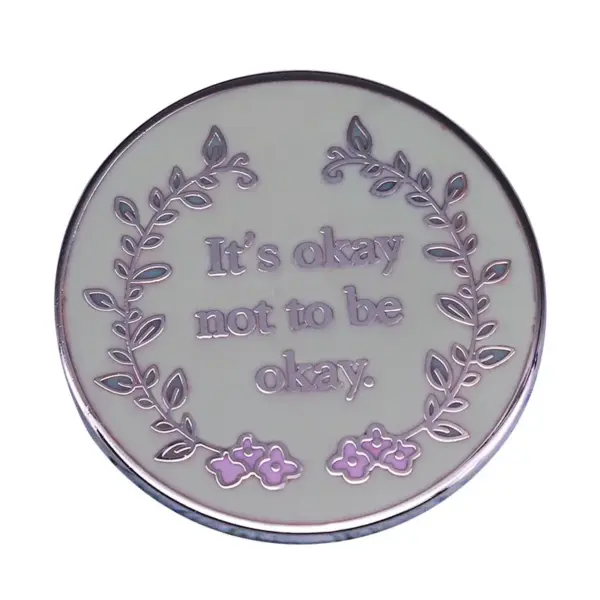 Overthinking It Enamel Pin for Mental Health - Image 11