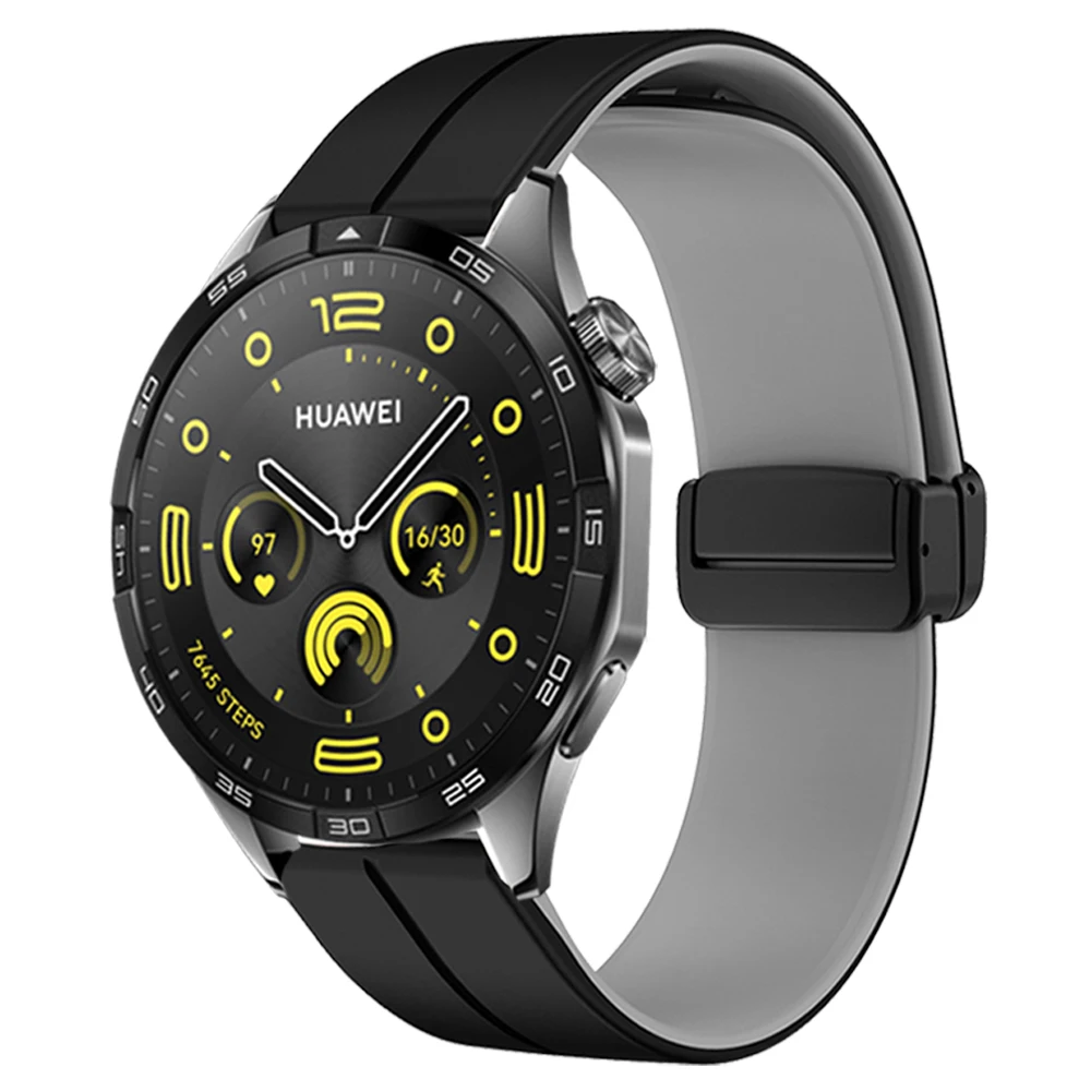 Magnetic Silicone Strap for Huawei Watch 4 Pro 11 Magnetic Silicone Strap for Huawei Watch 4 Pro - Image 11