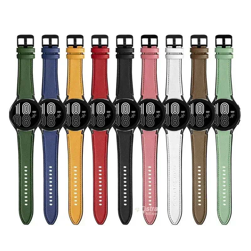 Silicone Leather Strap for Samsung Galaxy Watch 6/5 Pro 2 Silicone Leather Strap for Samsung Galaxy Watch 6/5 Pro - Image 2
