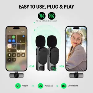 Xiaomi Wireless Lavalier Microphone for iPhone 14 S10aefa90016f4f44828198fddf57b594N