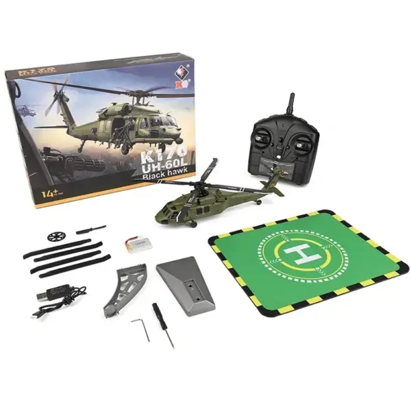 WLtoys K170 UH-60L RC Helicopter Model - Image 6