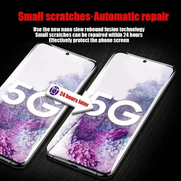5-Piece Hydrogel Screen Protector Set for Samsung Galaxy Models - Image 5