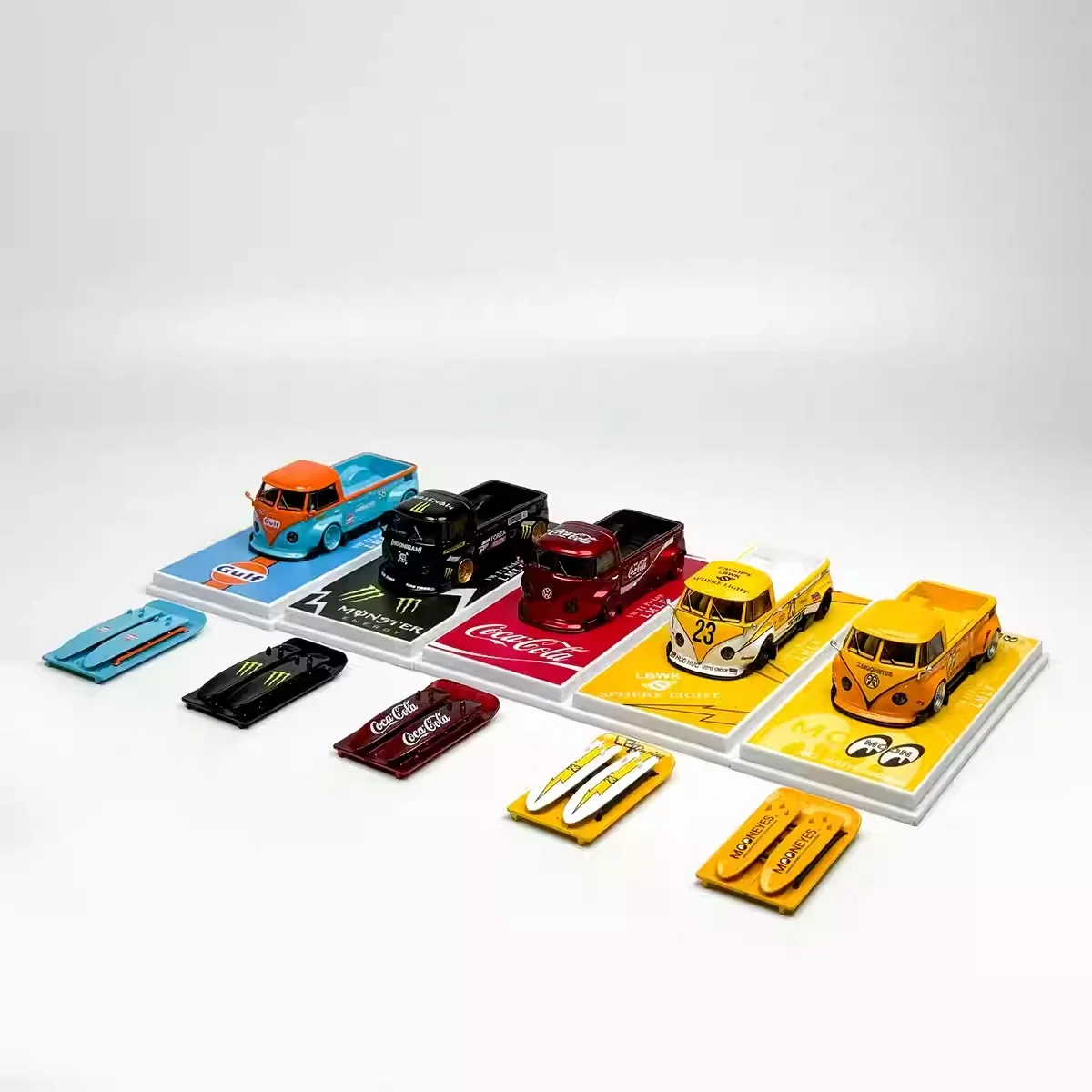 Volkswagen T1 Widebody Pickup Model 1:64 Diecast Collection 2 Volkswagen T1 Widebody Pickup Model 1:64 Diecast Collection - Image 2