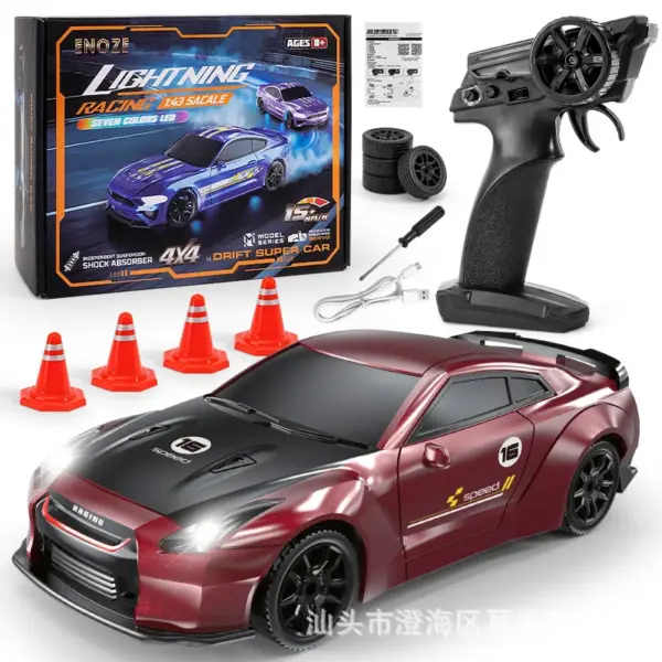 Hellcat 1:43 RC Drift Car with Remote - Image 11