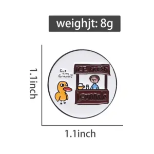 Funny Cartoon Duck Enamel Pins for Kids and Friends 10 S116b7c99a5c34ad4a955116b61ef0cfe5