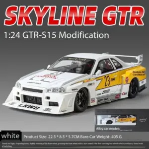WELLY 1/24 Skyline GTR Silvia S15 Alloy Model 17 S1188eabce39747af91c84a22cc09aa435