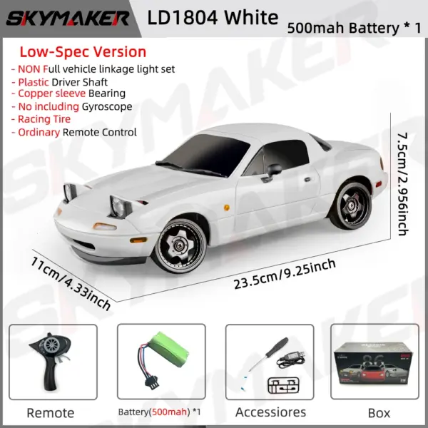 Skymaker LD1804 1/18 RC Drift Car RWD - Image 13