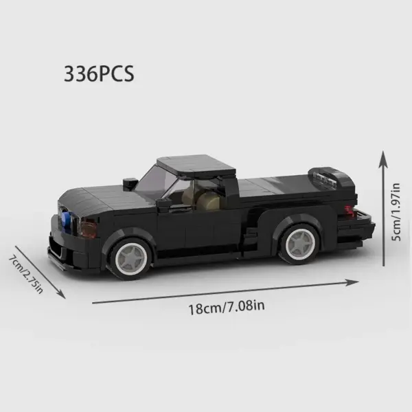 Stylized Building Block Toy Car - Image 53