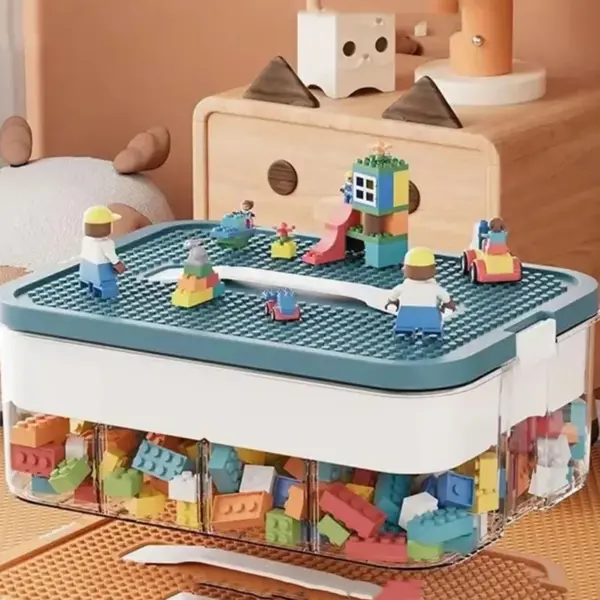 2 Layers Adjustable Building Block Storage Box - Image 3