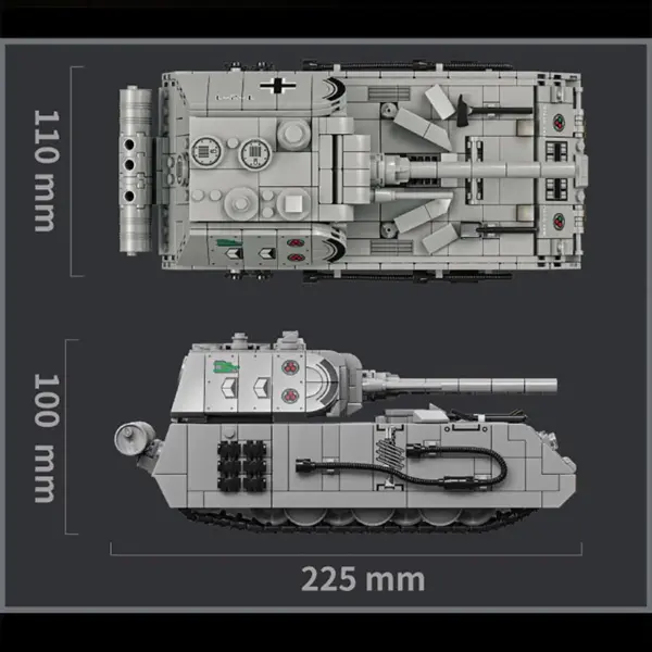 World War 2 Maus Tank Building Blocks Set - Image 6