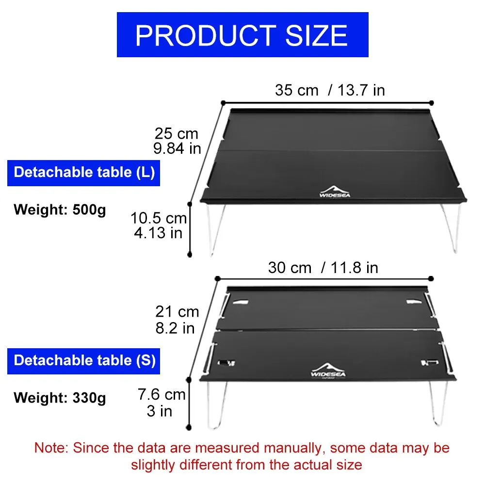Widesea Camping Foldable Table Lightweight Aluminum 5 Widesea Camping Foldable Table Lightweight Aluminum - Image 5