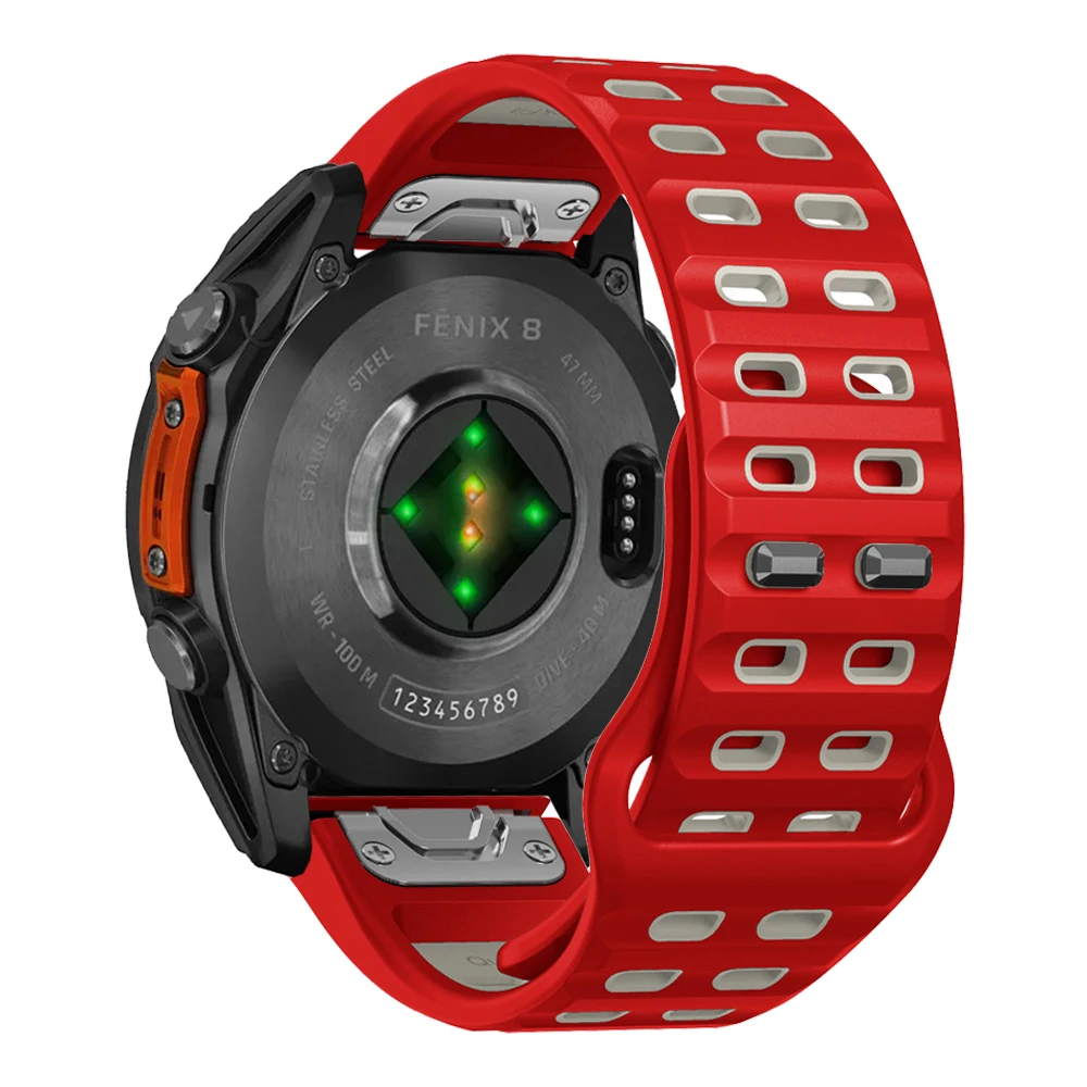 QuickFit Silicone Band for Garmin Fenix 8/7/6 12 QuickFit Silicone Band for Garmin Fenix 8/7/6 - Image 12